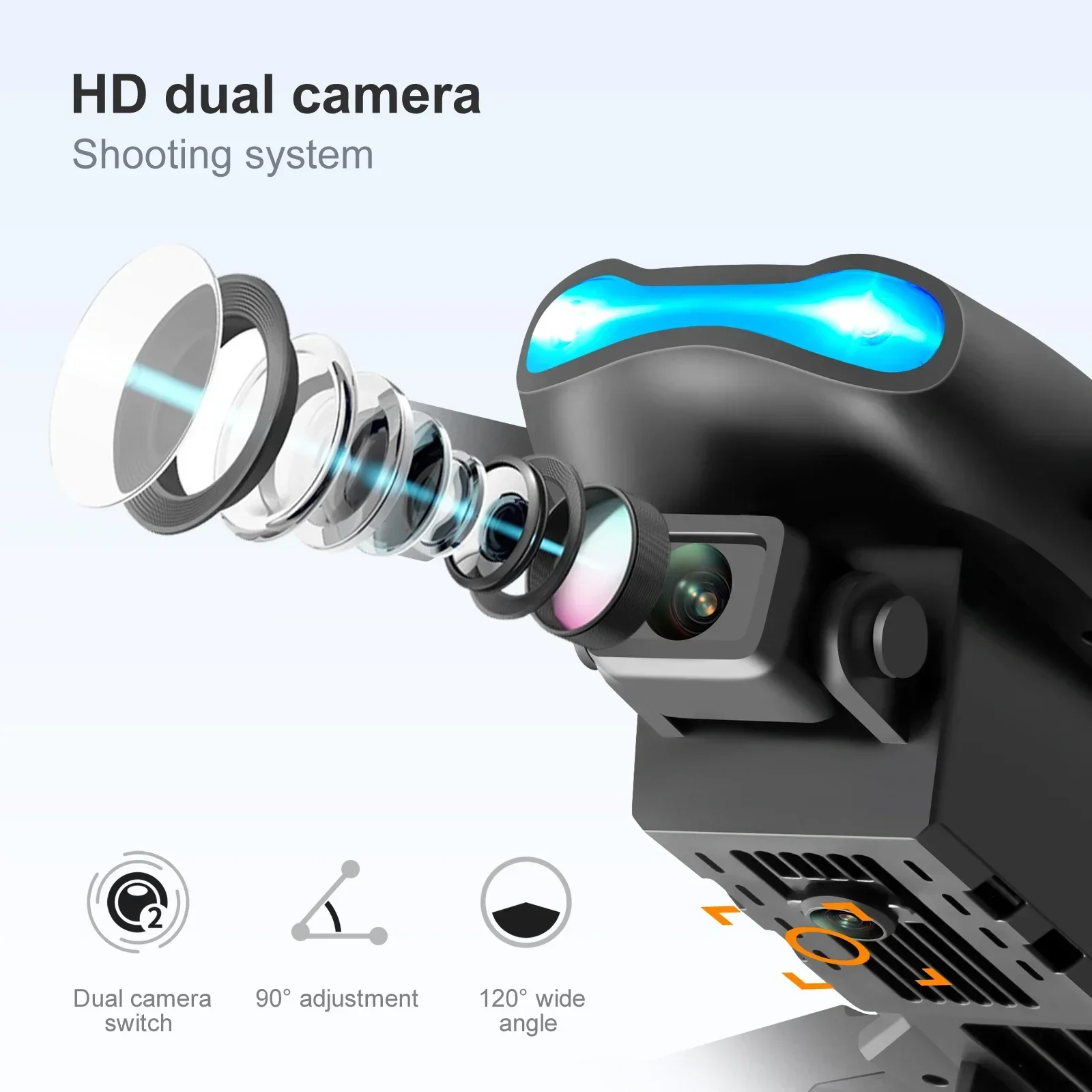 New E99 Pro HD 4K Drone Dual C - Drone Lidar ulasan dan harga
