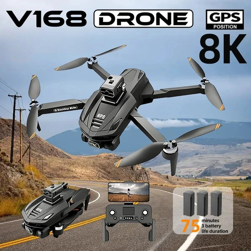 Original V168 GPS Drone Profes - Drone Photogrammetry ulasan dan harga