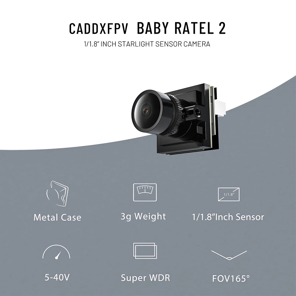 CADDX Micro FPV Camera Ratel 2 - Drone Cinematic ulasan dan harga