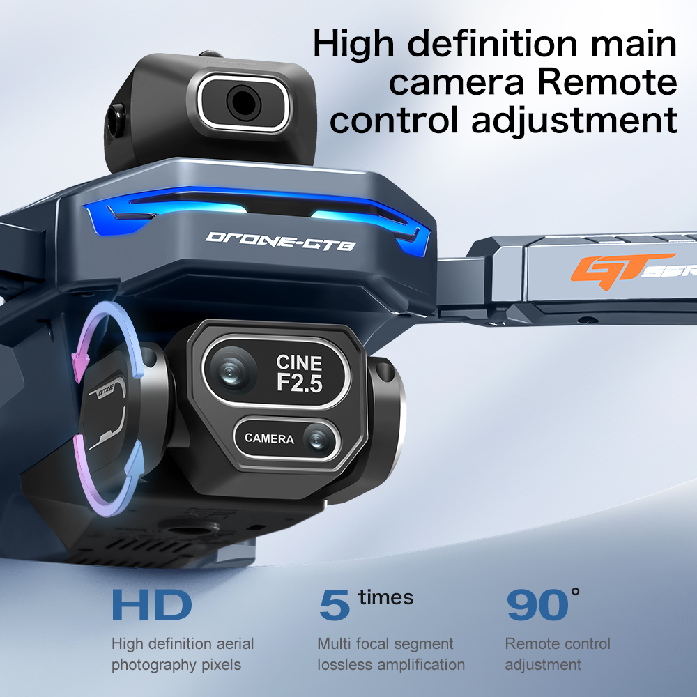 NEW GT8 HD RC Drone 4K Profess - Drone Lidar ulasan dan harga